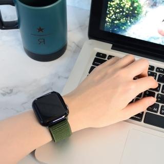 【樂邁3C】Apple Watch Ultra/8 尼龍迴環式錶帶(45mm/44mm/42mm 18色任選)