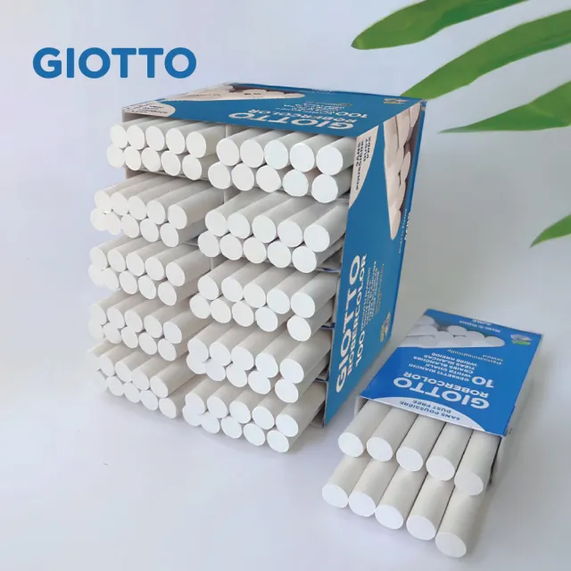 【義大利GIOTTO】無毒環保粉筆-校園白色100入