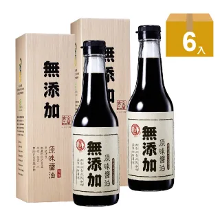 【金蘭食品】無添加原味醬油500ml x6入/箱