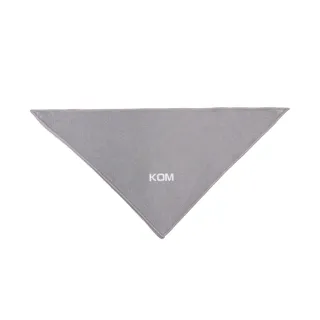 【KOM】灰色三角自黏黏扣布/魔術布-兩入組贈環保筷(收納、保護、防塵、防刮)