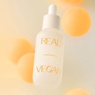 【KLAVUU 克拉優】REAL VEGAN 維他命亮顏膠原蛋白安瓶 30ml(維他命安瓶 美白提亮 角質護理)