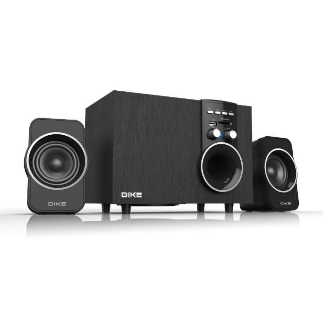 【DIKE】多媒體藍牙2.1聲道喇叭(DSM305BK)