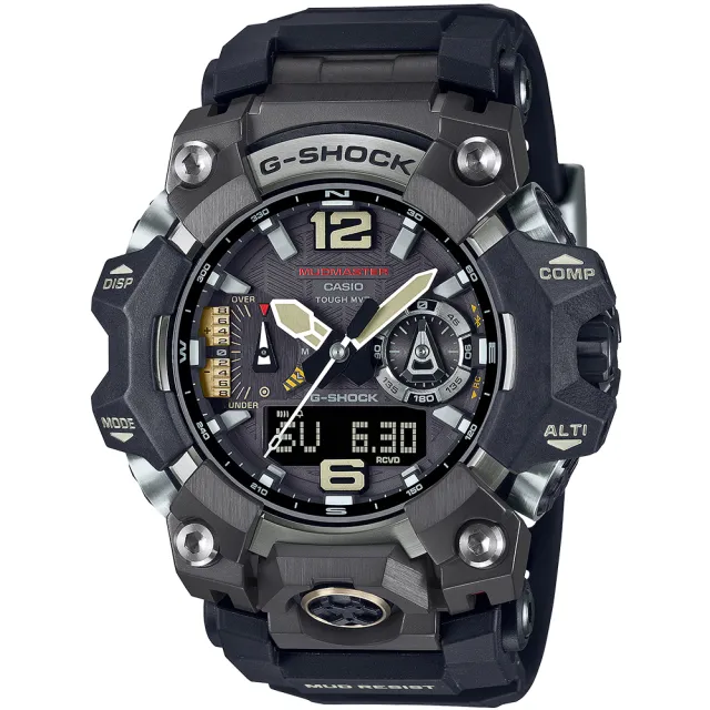 【CASIO 卡西歐】G-SHOCK MUDMASTER太陽能藍牙連線泥人錶 禮物 開學(GWG-B1000-1A/速)