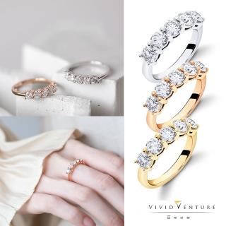 【Vividventure 亞帝芬奇】GIA 1.5克拉 DVS2 3VG 八心八箭 14K 鑽石 戒指 福氣臨門(三色任選)