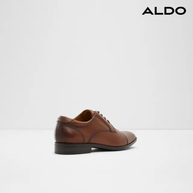 【ALDO】CORTLEYFLEX-經典質感綁帶皮革紳士鞋-男鞋(棕色)