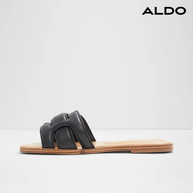 【ALDO】ELENAA-特色舒適涼拖鞋-女鞋(黑色)