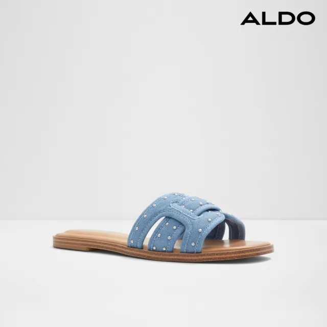 【ALDO】ELENAA-特色舒適涼拖鞋-女鞋(藍色)