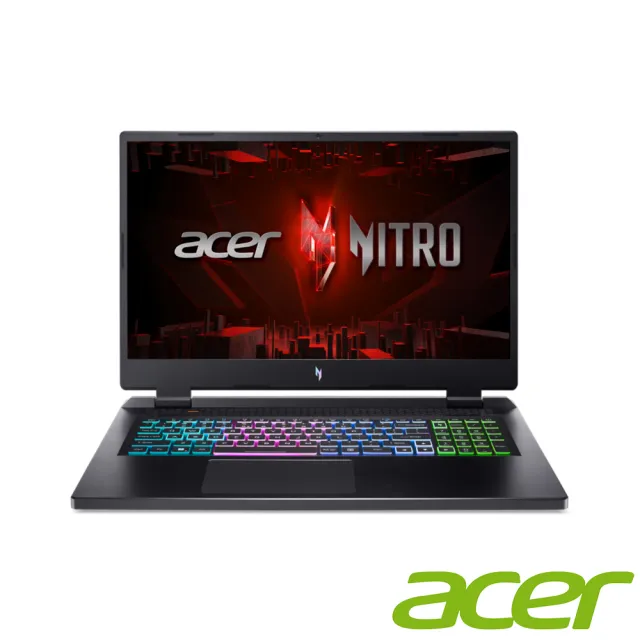 【Acer 宏碁】17.3吋i5 RTX電競筆電(Nitro 17/AN17-51-53ZK/i5-13500H/8G/512G/RTX4050/W11)