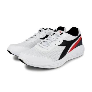 【DIADORA】輕量運動慢跑鞋 176888C8021白黑(EASY RUN系列 吸震EVA鞋墊 3D模壓成型中底 止滑橡膠大底)