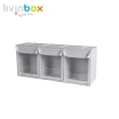 【livinbox 樹德】FO-603 3格快取分類盒(可堆疊/收納箱/工業收納)