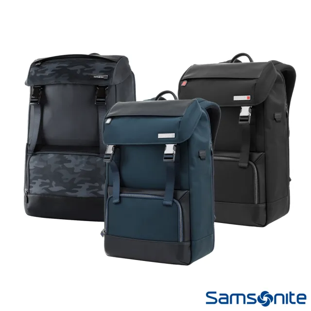 【Samsonite 新秀麗】Sefton 商務收納型筆電後背包15吋(多色可選)