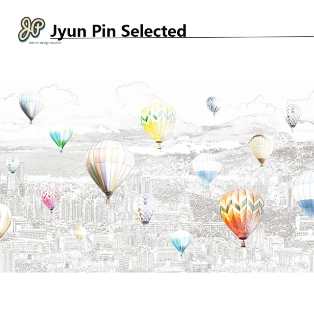 Jyun Pin 駿品裝修 駿品嚴選TW015C半彩(熱氣球系列壁紙/每坪)