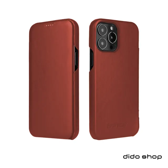 【Didoshop】iPhone 15 Pro 6.1吋 翻蓋式商務手機皮套(FS273)