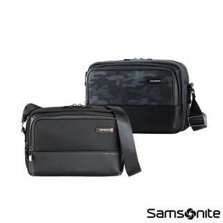 【Samsonite 新秀麗】SEFTON 商務休閒輕量多層斜背包/側背包/斜肩包/單肩包/肩背包(多色可選)