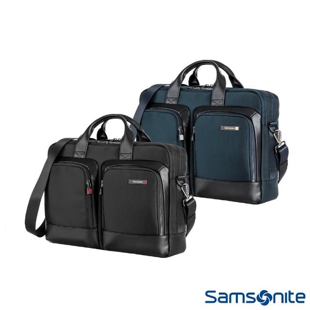 【Samsonite 新秀麗】Sefton 商務筆電公事包M 14吋(多色可選)