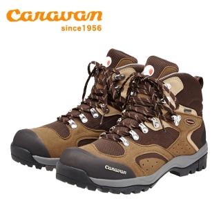 【Caravan】日本製 原廠貨 中性 中筒防水 3E寬楦/登山鞋/郊山鞋/旅行 褐(C1 02S)