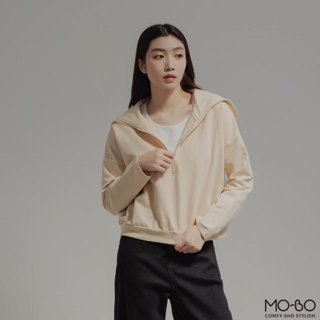 【MO-BO】大翻領兩件式上衣