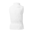 【LE COQ SPORTIF 公雞】高爾夫系列 女款白色修身運動保暖背心 QLS6T502