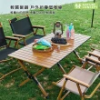 【Nature Concept】露營野餐戶外5件套折疊蛋捲桌克米特大號椅組 一桌四椅(NC300+NC250L*4)