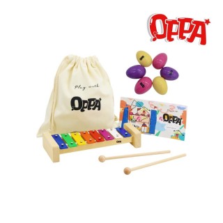 【OPPA】鐵琴彩蛋組／兒童樂器 幼教律動樂器／歡慶兒童節 奧福樂器(美國CPC、臺灣SGS 檢驗認證)