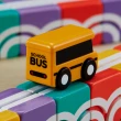 【Qbi 益智軌道磁吸玩具】1歲｜快樂上學去：方塊堆疊組(STEAM玩具/磁吸積木/軌道車/線上題卡)