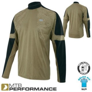 【Louis Garneau】LS TRAIL 長袖車衣 卡其色(自行車 單車 腳踏車 車衣車褲 人身部品)