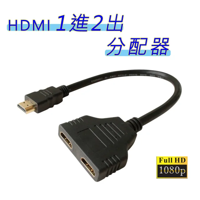 【LineQ】HDMI分配器1進2出1080P-簡易版