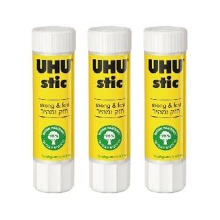 【德國 UHU】口紅膠 小 8.2g 無毒性 3支 /組 UHU-002(德國製)