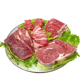 【豪鮮牛肉】豪吃牛肉箱_5件組(1000g±10%/組)