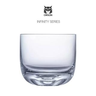 【CRISON】DWARF SERISE德沃夫系列 圓底古典杯2入組 265ml(威士忌杯/雞尾酒杯/調酒杯 /水晶玻璃杯)