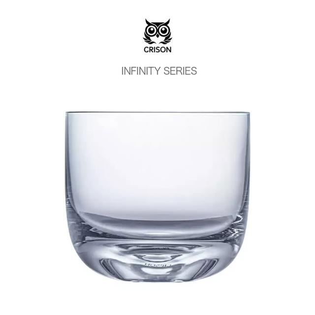 【CRISON】DWARF SERISE德沃夫系列 圓底古典杯2入組 265ml(威士忌杯/雞尾酒杯/調酒杯 /水晶玻璃杯)