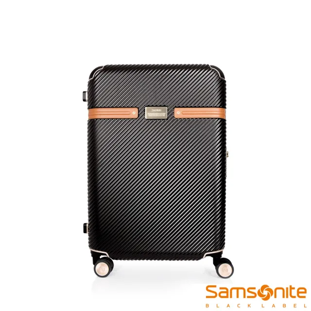 【Samsonite 新秀麗】Black Lable 25吋 RICHMOND II 黑標經典復古PC牛皮行李箱(多色可選)