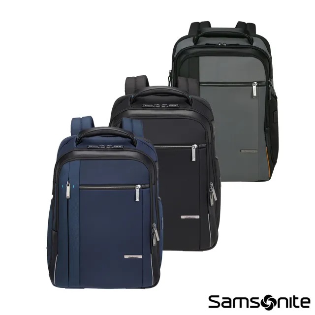 【Samsonite 新秀麗】SPECTROLITE 3.0 都會商務防潑水可擴充筆電後背包15.6吋(多色可選)