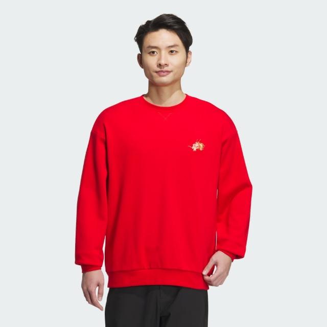 【adidas 愛迪達】CNY 長袖上衣 大學T 男 JE6108