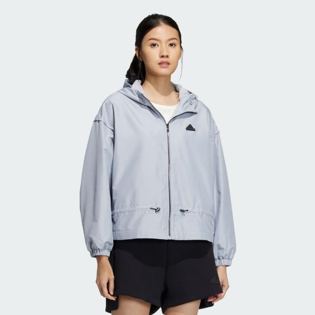 【adidas 愛迪達】連帽外套 女 IZ3167