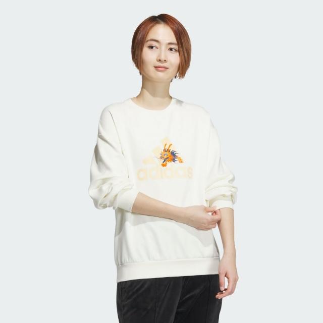 【adidas 愛迪達】CNY 長袖上衣 大學T 女 JE6096