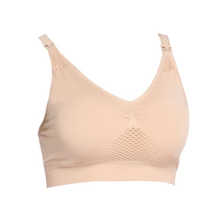 【JoyNa】2件入-哺乳內衣 上開扣透氣網孔舒壓孕婦胸罩