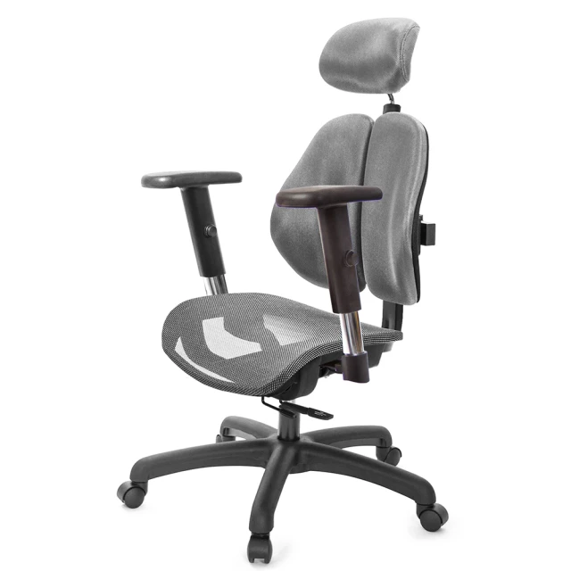 GXG 吉加吉 高雙背網座 工學椅 鋁腳/2D升降扶手(TW