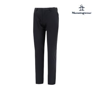 【Munsingwear】企鵝牌 男款黑色型態安定材質高伸縮四向彈立體剪裁版型長褲MGSL8801