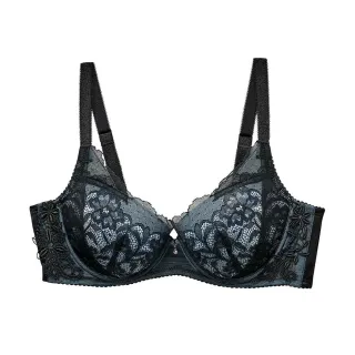 【SAVVY 莎薇】魔力推推 D-F罩杯內衣 顯瘦魔力-完美胸型-AB4537BL(神秘黑)