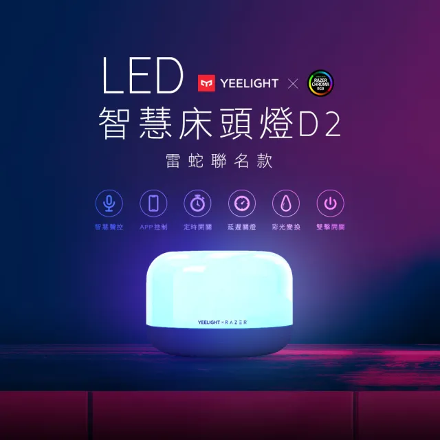 【YEELIGHT 易來】LED智慧情境燈D2 雷蛇聯名款(支援Homekit、音樂律動、遊戲聯動)