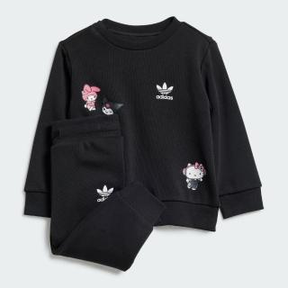 【adidas 愛迪達】HELLO KITTY 運動套裝 長袖/長褲 嬰幼童裝 - Originals IR6790