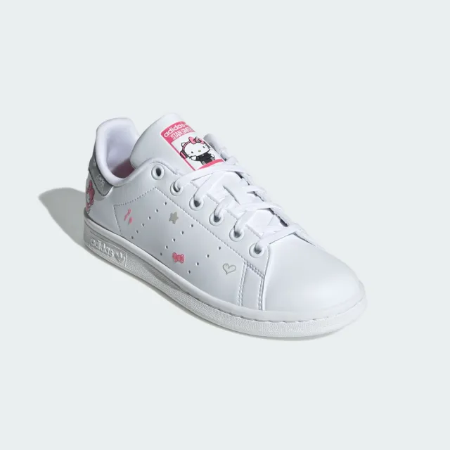 【adidas 官方旗艦】HELLO KITTY STAN SMITH 運動休閒鞋 貝殼 童鞋 - Originals IG8407