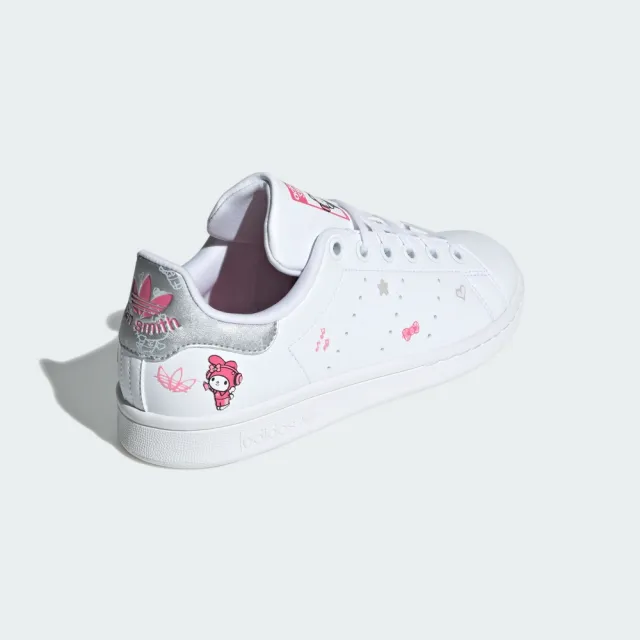 【adidas 官方旗艦】HELLO KITTY STAN SMITH 運動休閒鞋 貝殼 童鞋 - Originals IG8407