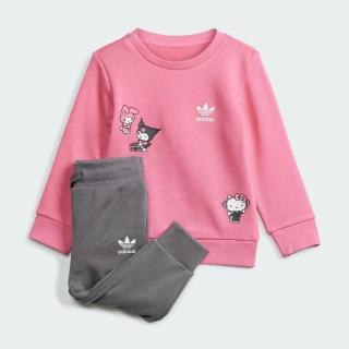 【adidas 愛迪達】HELLO KITTY 運動套裝 長袖/長褲 嬰幼童裝 - Originals IT7916