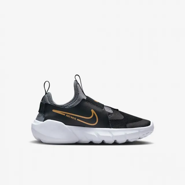 【NIKE 耐吉】FLEX RUNNER 2 PSV 運動鞋 童鞋 中童 襪套式 黑(DJ6040-007 ∞)