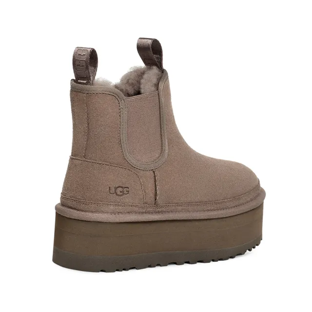 UGG】女鞋/靴子/女靴/雪靴/Neumel Platform Chelsea(霧灰色