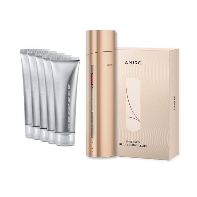  AMIRO R3 TURBO 美容儀專為臉部設計的金色系充電式美容工具，中國原產，提供專業按摩保養功能，輕巧便攜，適合日常肌膚護理，享1年保固保障，提升臉部光澤與健康。 