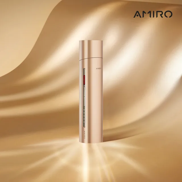 【AMIRO】時光機 拉提美容儀 R3 TURBO - 流沙金 + 保濕精華凝膠 5入(修復細紋 眼周 緊緻 情人節禮物)