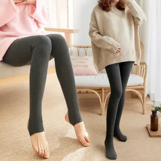 【NEW FORCE】高腰可外穿加厚加絨打底褲-2色可選(打底褲/內搭褲/褲襪/加絨加厚褲襪/刷毛褲襪)